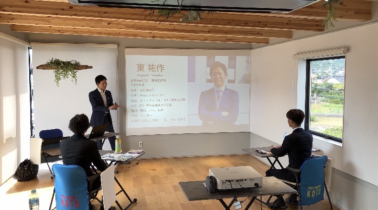 東専務が自ら会社説明会に登壇！！