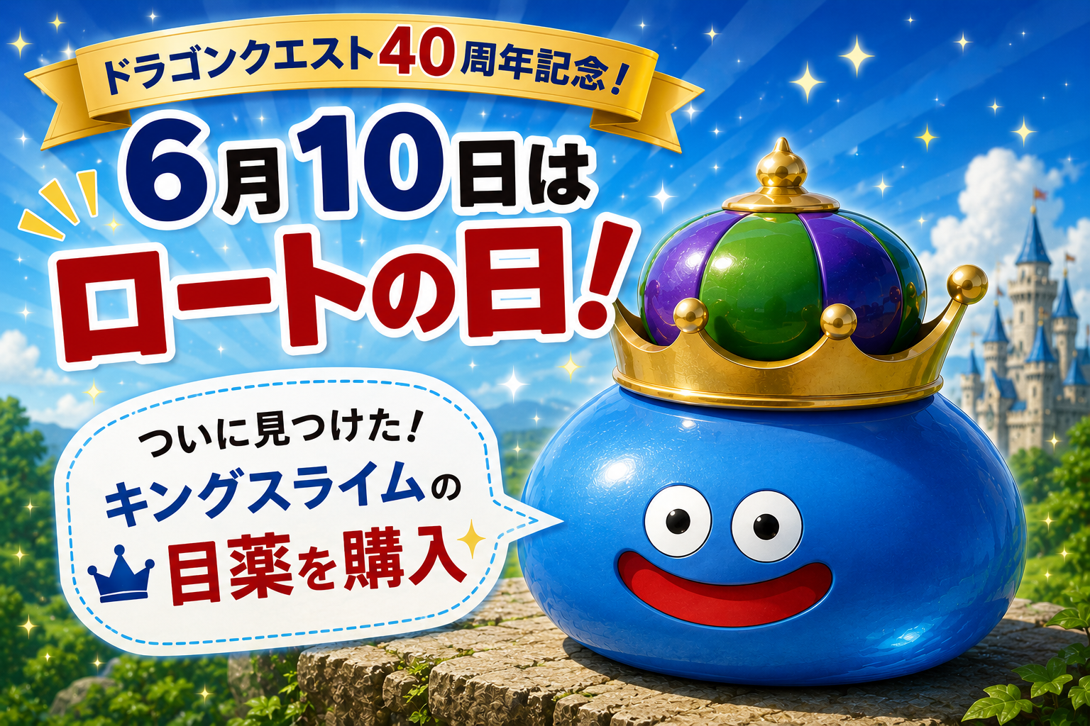 4店舗目でようやく発見！キングスライム目薬をゲットしました👀
